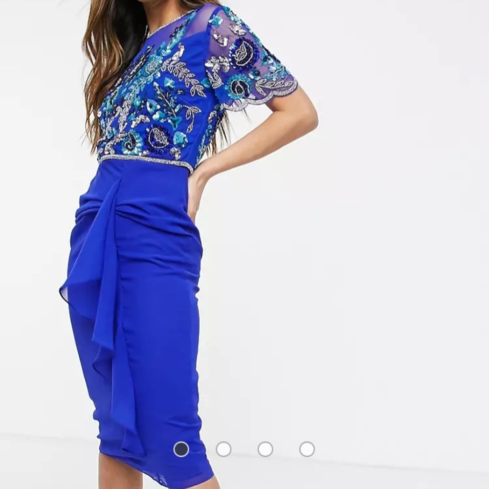 Virgos Lounge midi embellished dress